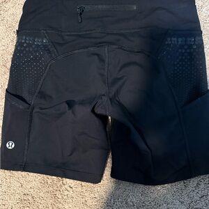 lululemon athletica Black Bike Shorts